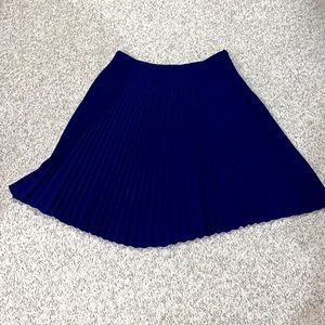 Pleated royal blue Ralph Lauren skirt
